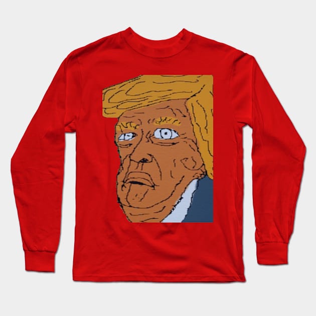 Beautiful President Trump Long Sleeve T-Shirt by The_Biff